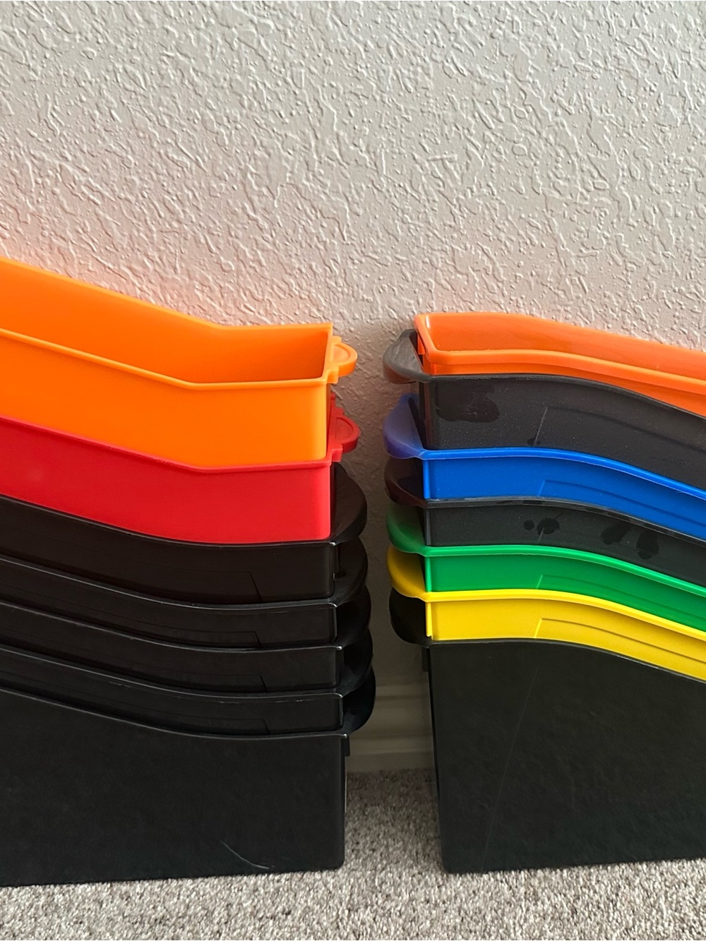 Storage boxes for books- great for teachers!